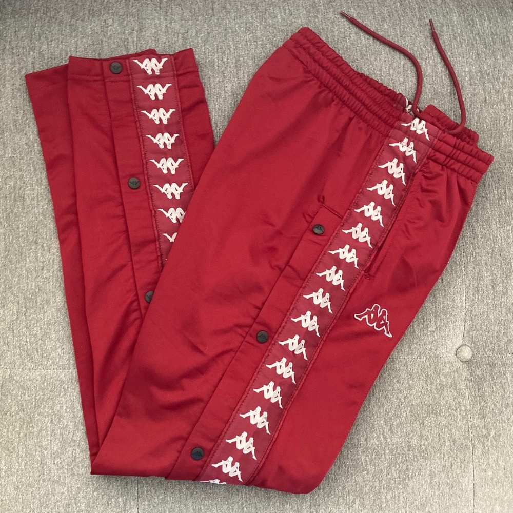 Kappa Snap Astoria Track Pants - Wine